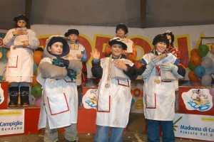 Da sinistra Matteo Didomenico, Ongjen Ristanovic e Giulia De Palma